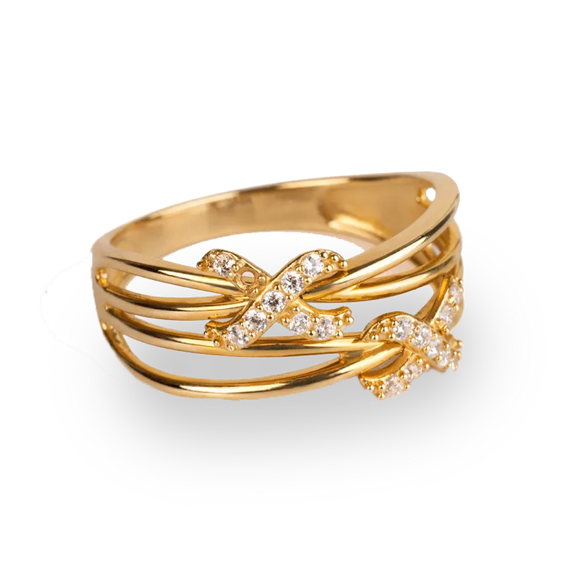 CRISS CROSS RING