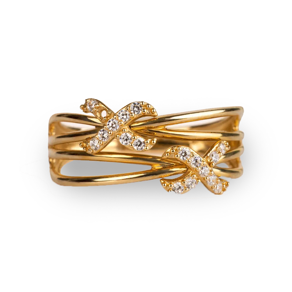 CRISS CROSS RING