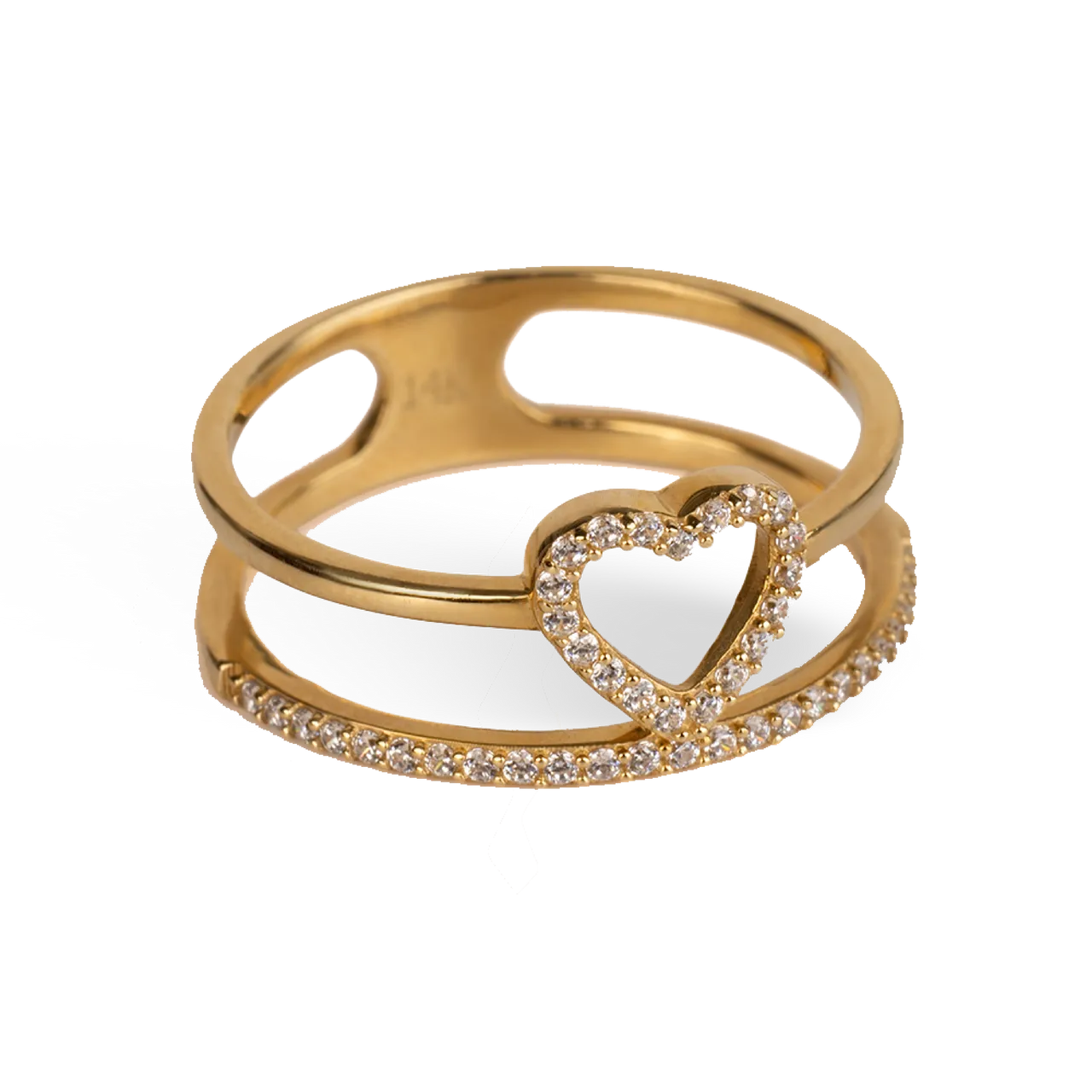OPEN HEART RING