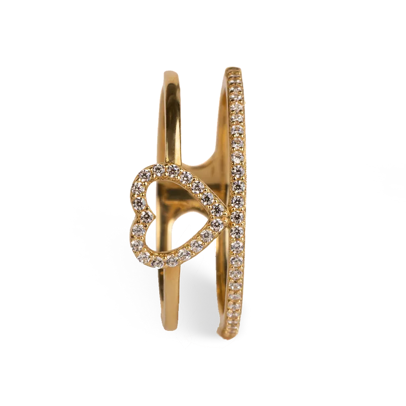OPEN HEART RING