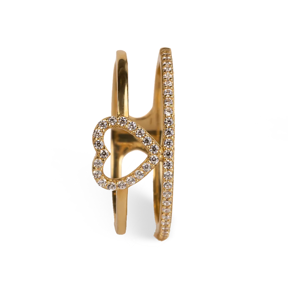 OPEN HEART RING
