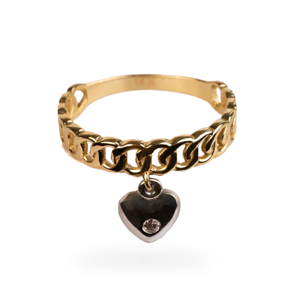 Coeur Noire de Lumiere Ring