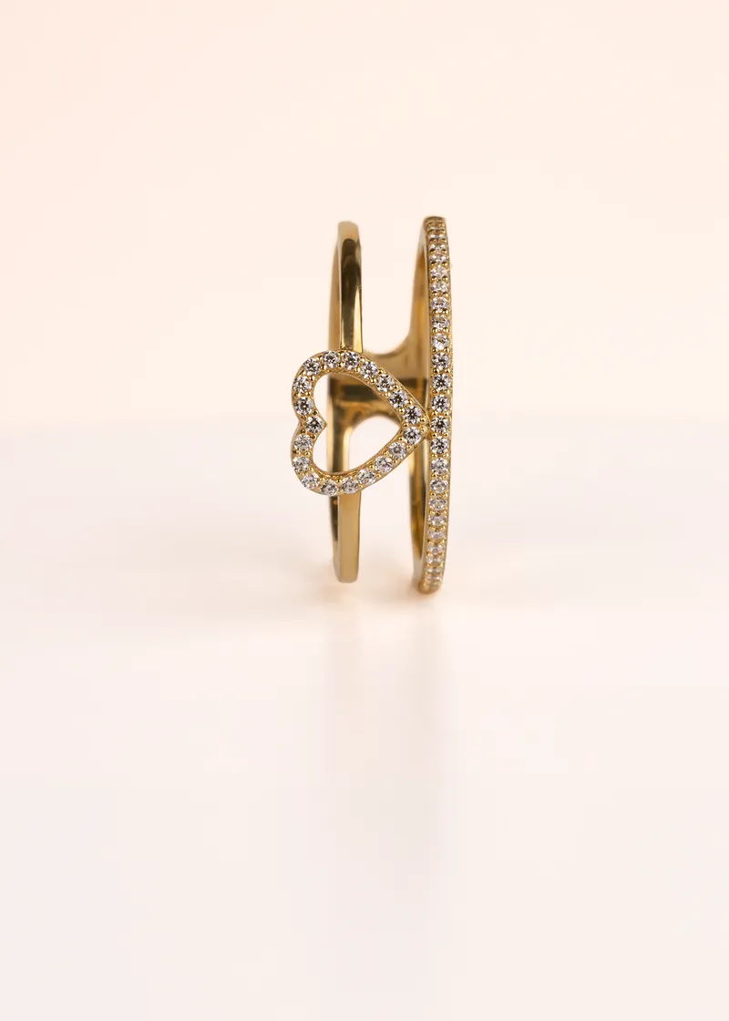 OPEN HEART RING