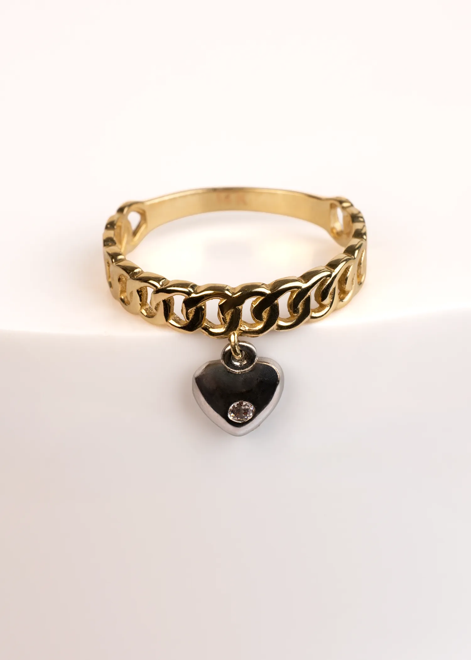 Coeur Noire de Lumiere Ring